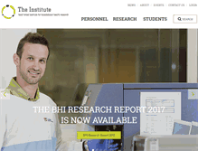 Tablet Screenshot of basilhetzelinstitute.com.au